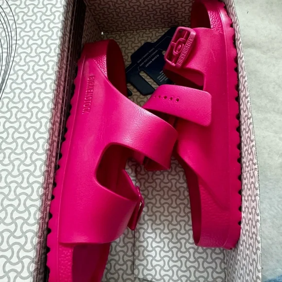 Birkenstock Beetfront Purple Arizona Slide Sandals New Size 7 - Picture 3 of 5